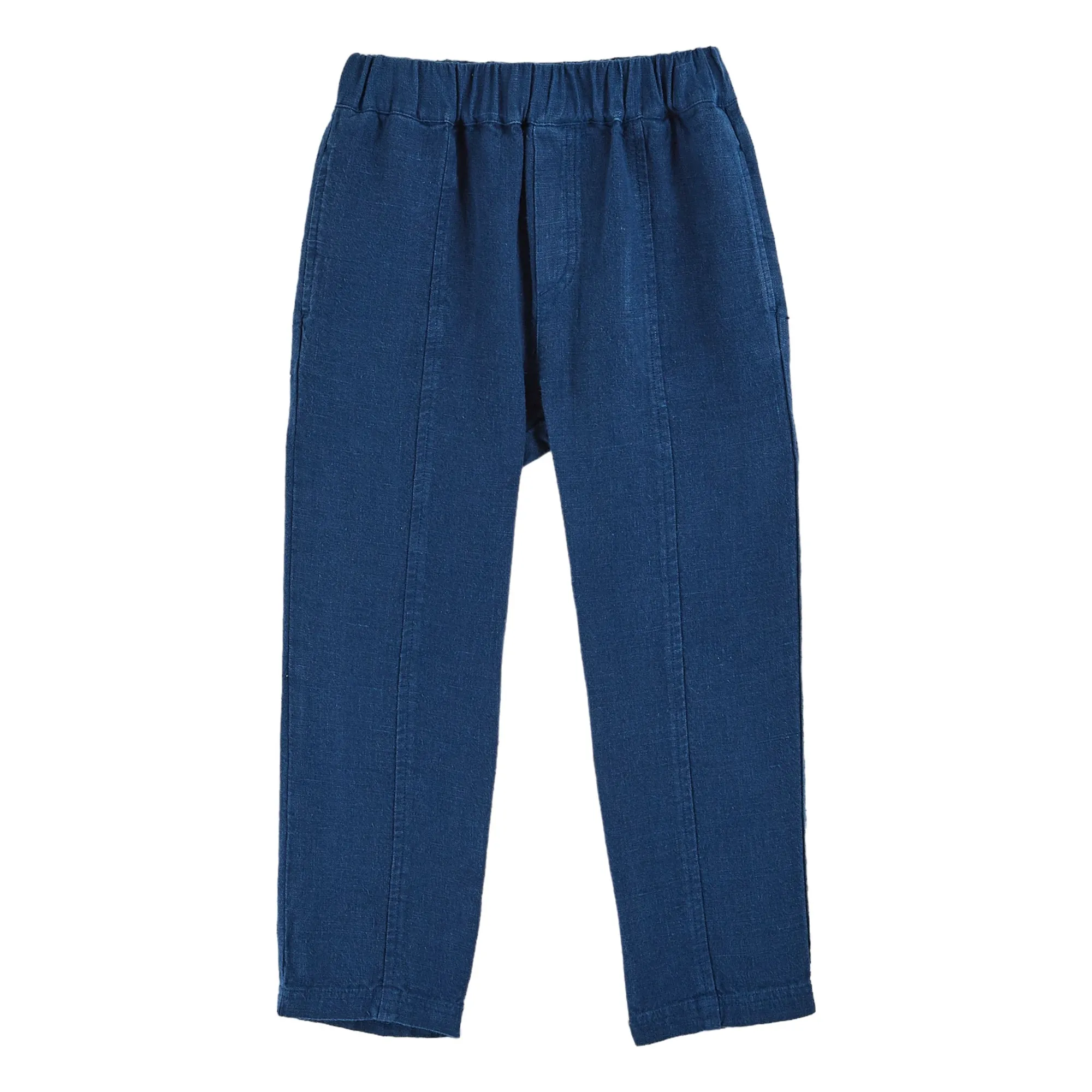 Emile Et Ida Navy Blue Linen Pants