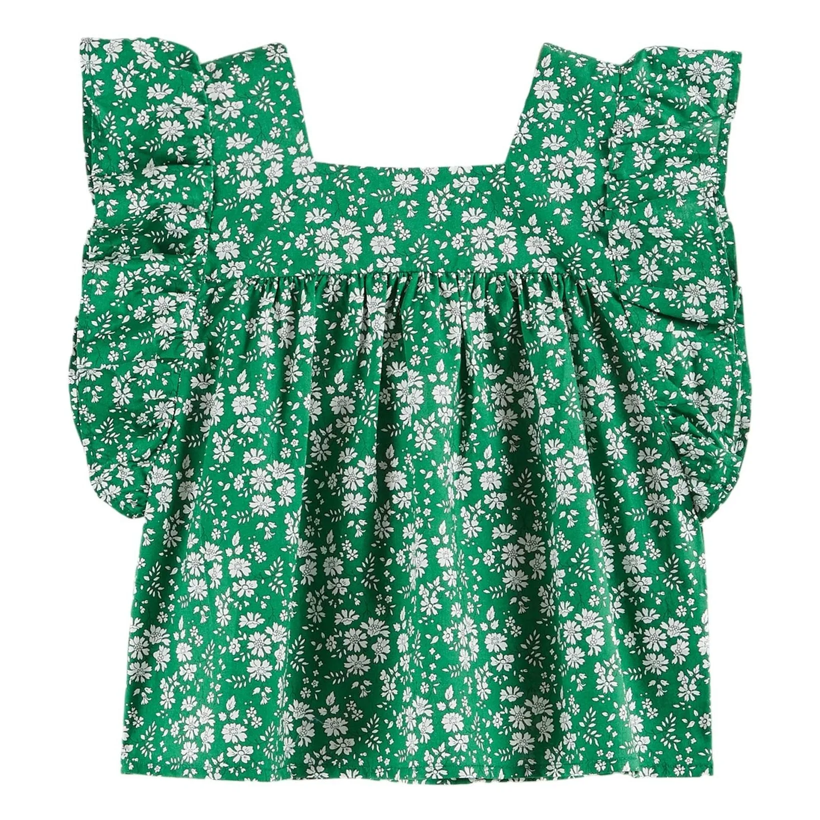 Emile Et Ida Green Liberty Blouse