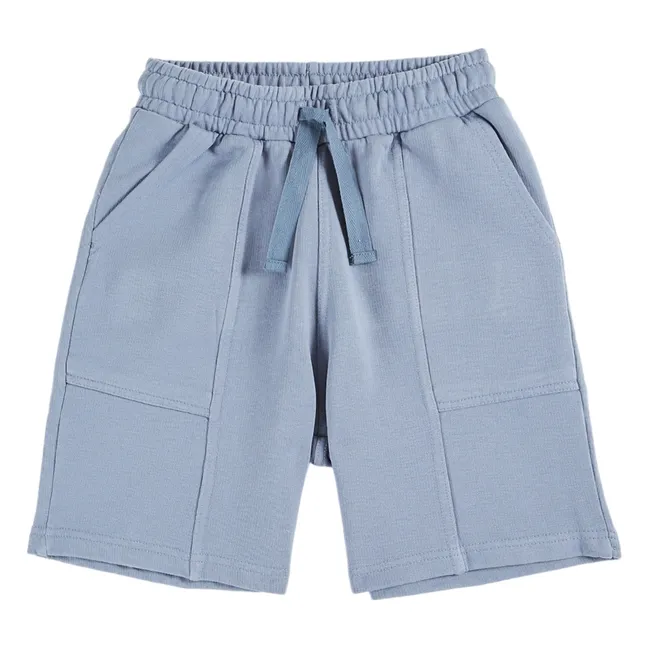 Organic cotton fleece shorts | Lavender