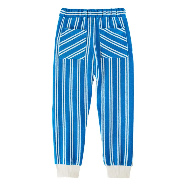 Jogger Frottee-Streifen | Blau