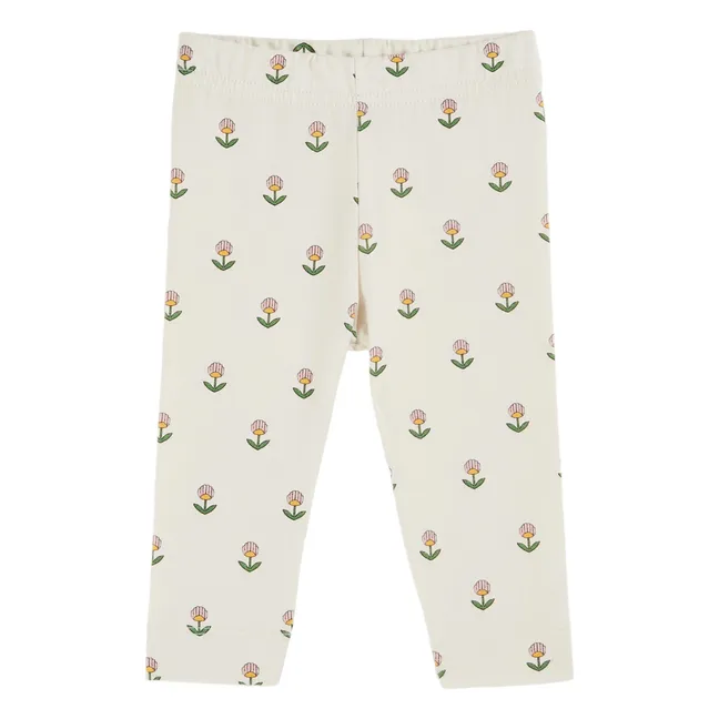 Legging Flores Suaves | Crudo