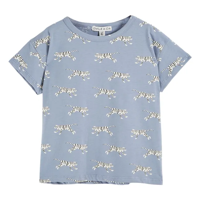 Organic Cotton Tiger T-Shirt | Lavender