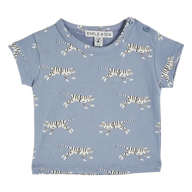 Camiseta Tiger de algodón ecológico | Lavanda