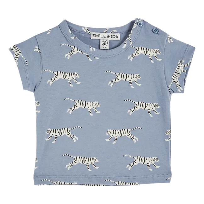 Organic Cotton Tiger T-Shirt | Lavender