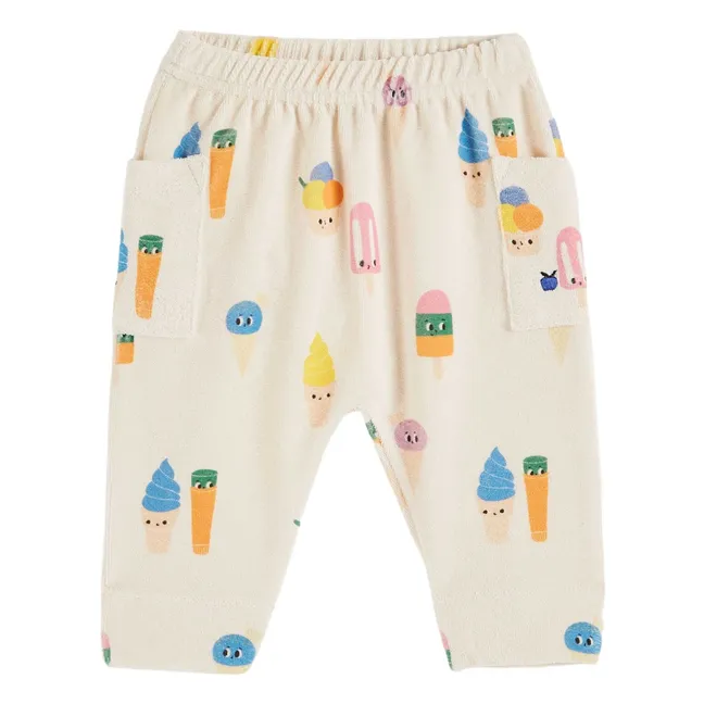 Haremshose Icecream Frottee | Cremefarben