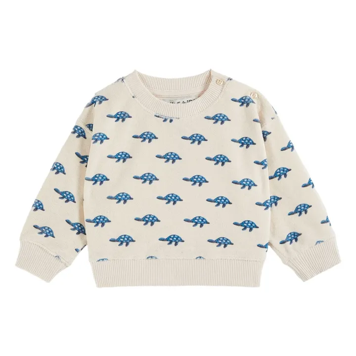 Sponge Turtle Sweatshirt | Ecru- Product image n°0