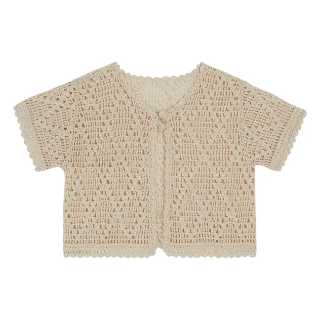 Cardigan Crochet | Ecru
