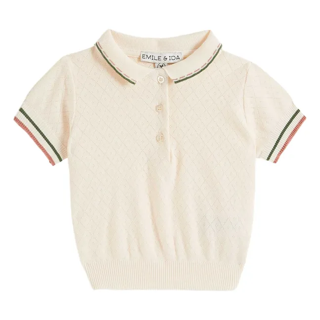 Polo Pointelle | Cream
