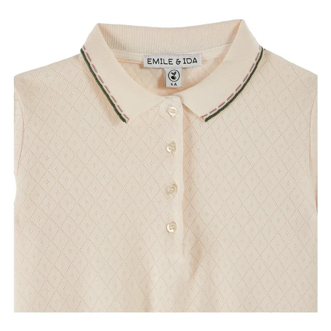 Polo Pointelle | Cream