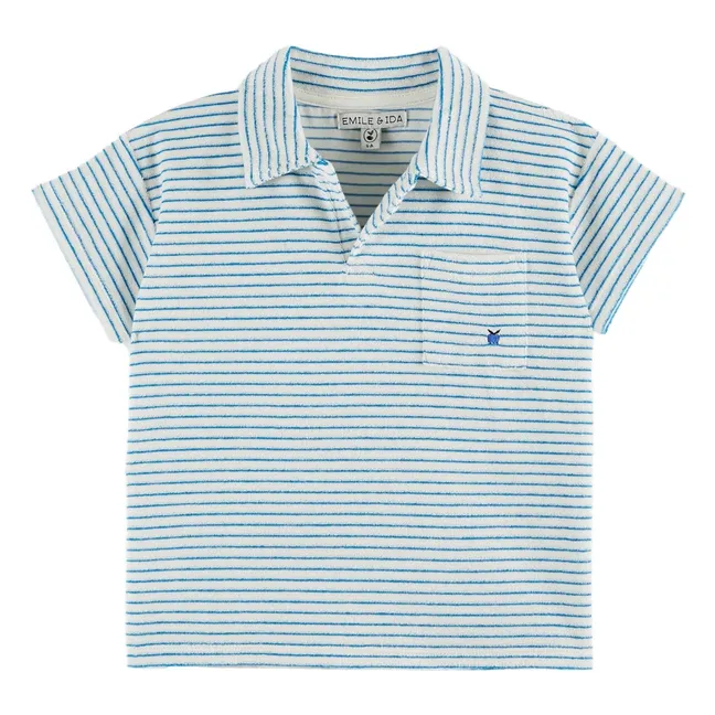 Polo de rayas Terry | Crudo