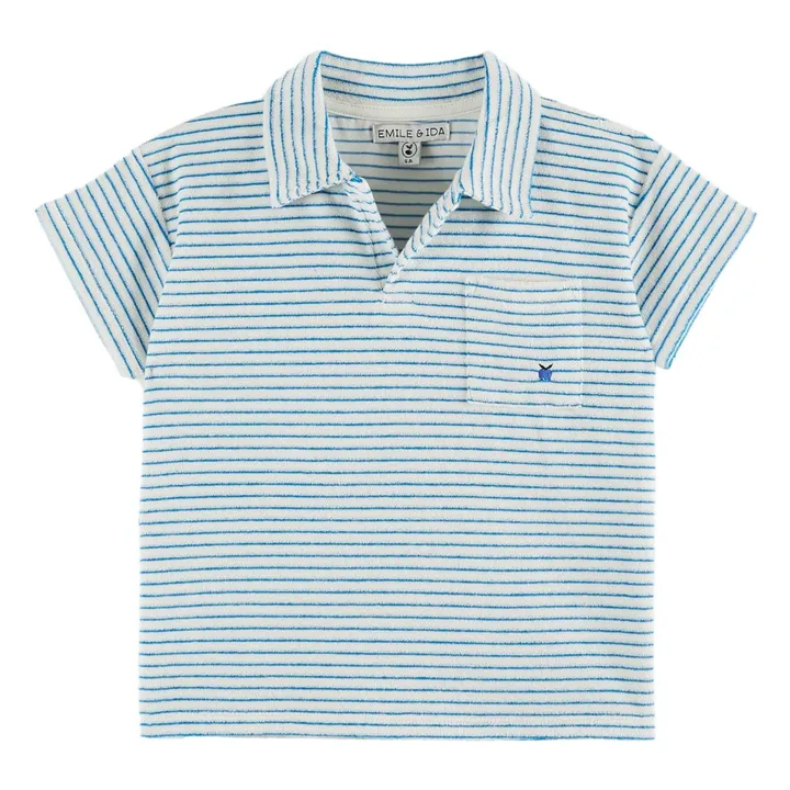 Polo Rayure Eponge | Ecru- Image produit n°3
