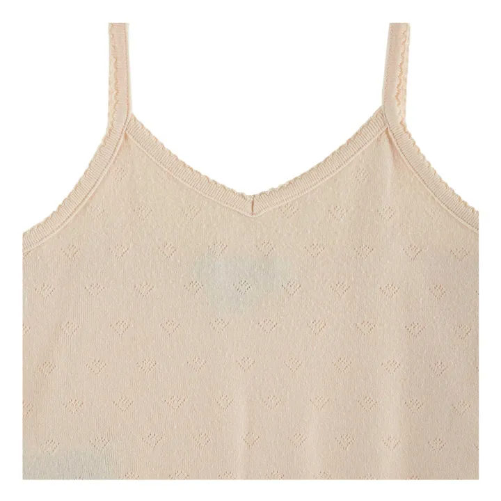 Débardeur Pointelle | Crème- Image produit n°1
