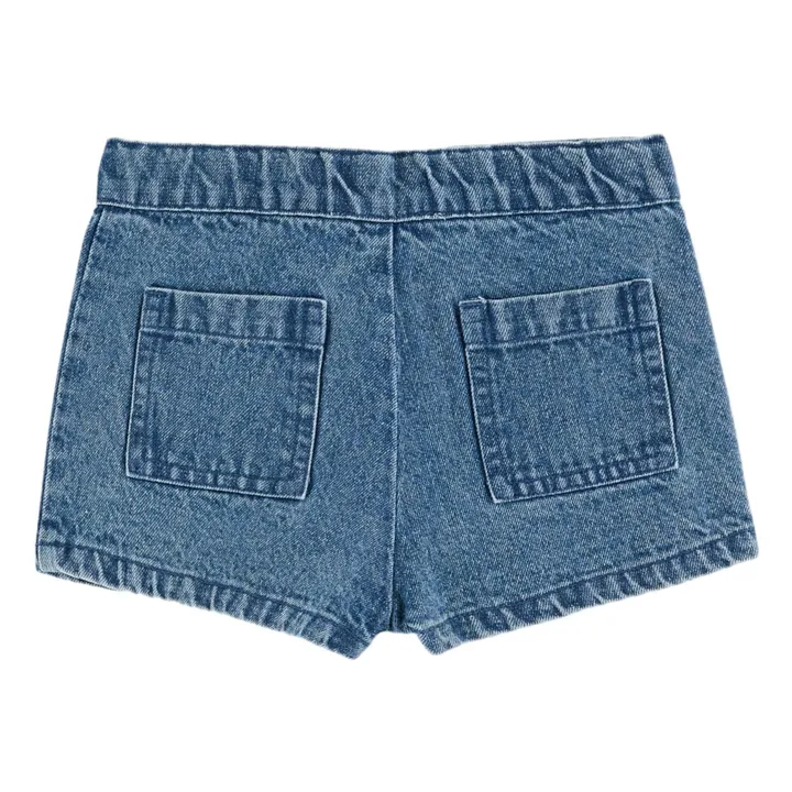 Short Fleurs | Denim- Product image n°1