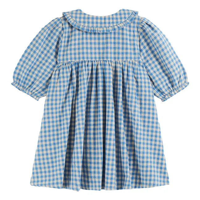 Vichy-Kleid Lagon | Blau