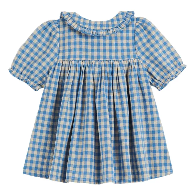 Vichy-Kleid Lagon | Blau