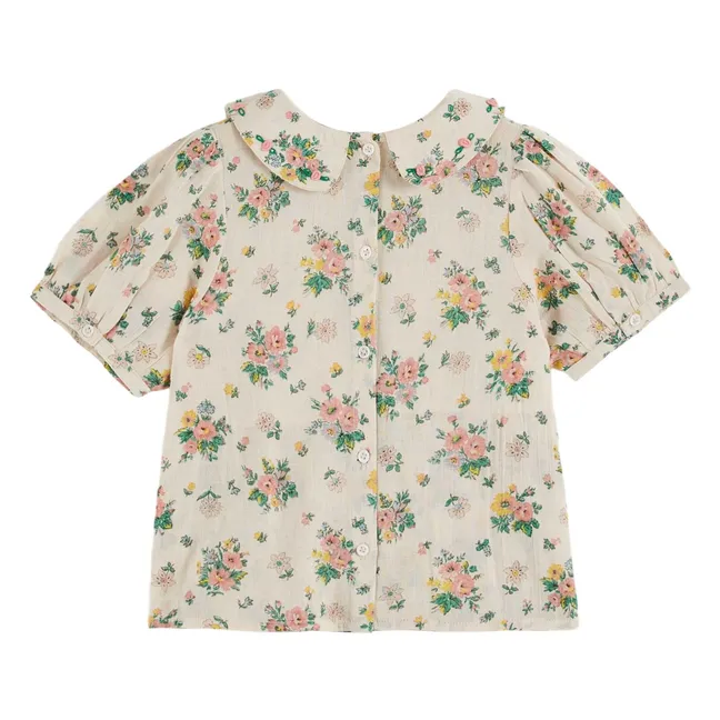 Smocked Blouse Spring | Ecru