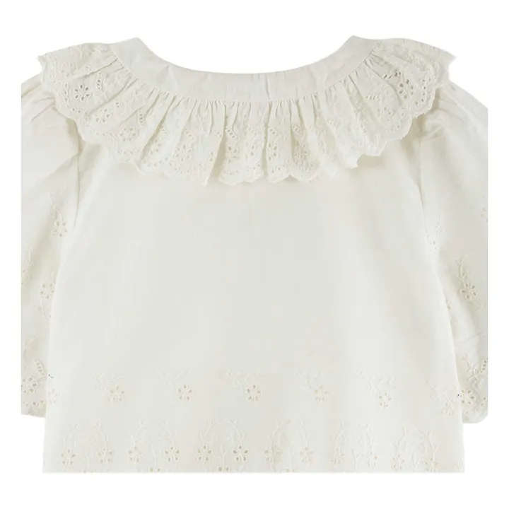 Embroidery blouse | Peach- Product image n°3