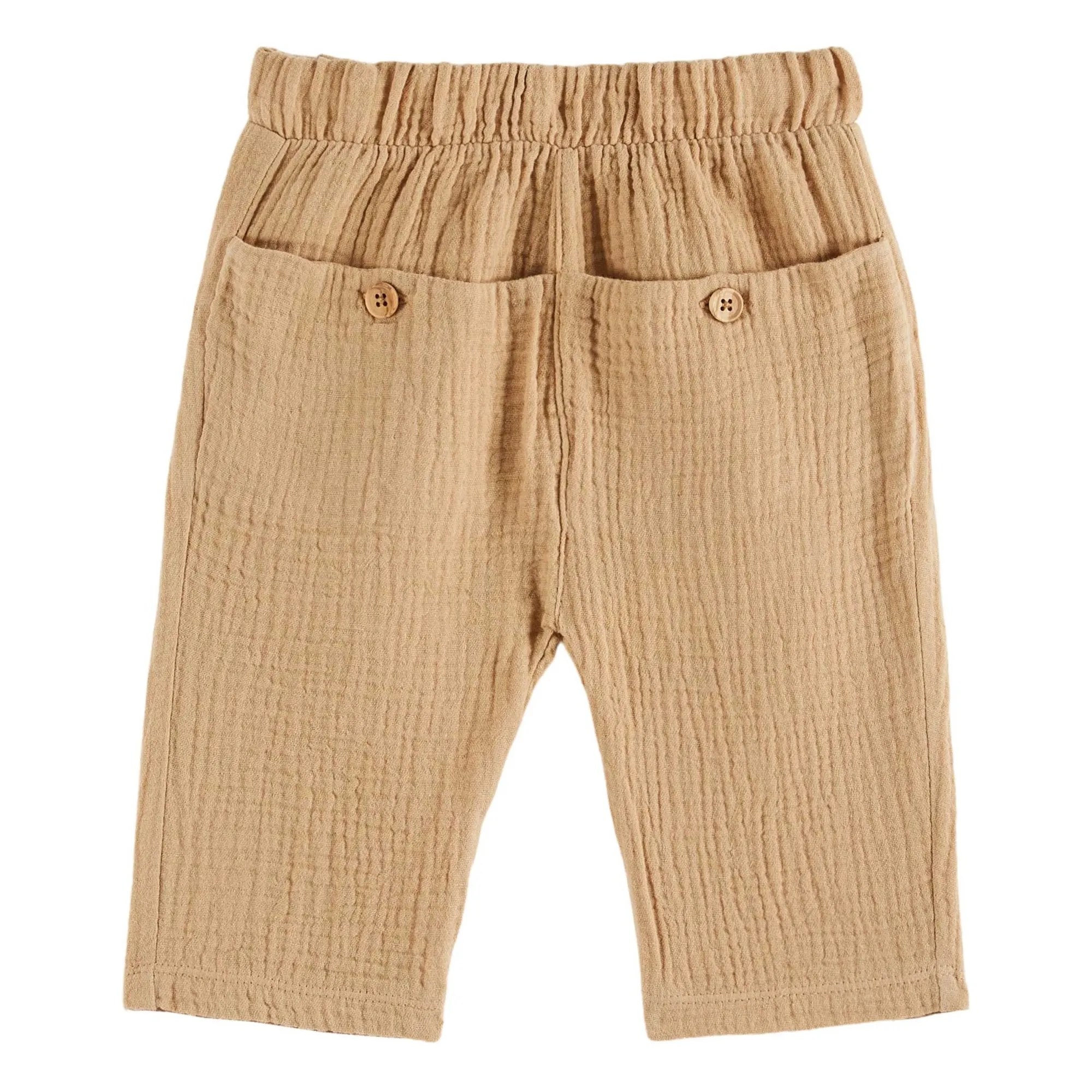 Emile Et Ida Beige Cotton Gauze Pants