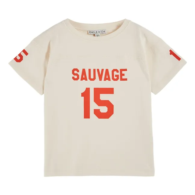 T-Shirt Nummer Bio-Baumwolle | Seidenfarben