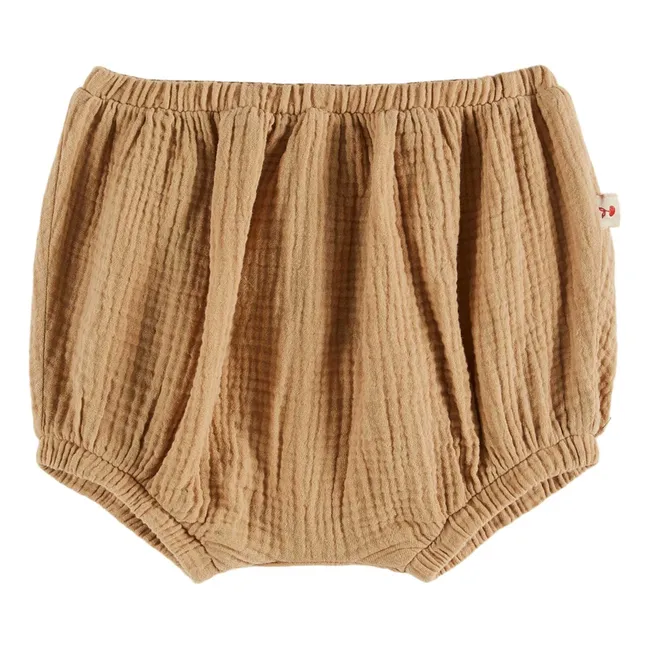 Bloomer de gasa de algodón | Beige