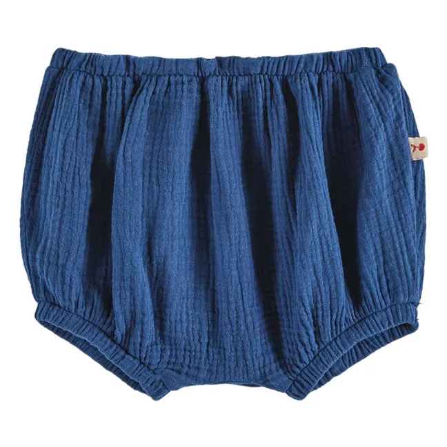 Bloomer de gasa de algodón | Azul Marino