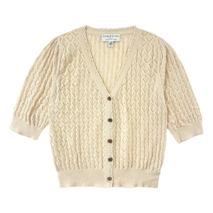 Bettina cardigan | Ecru- Product image n°0