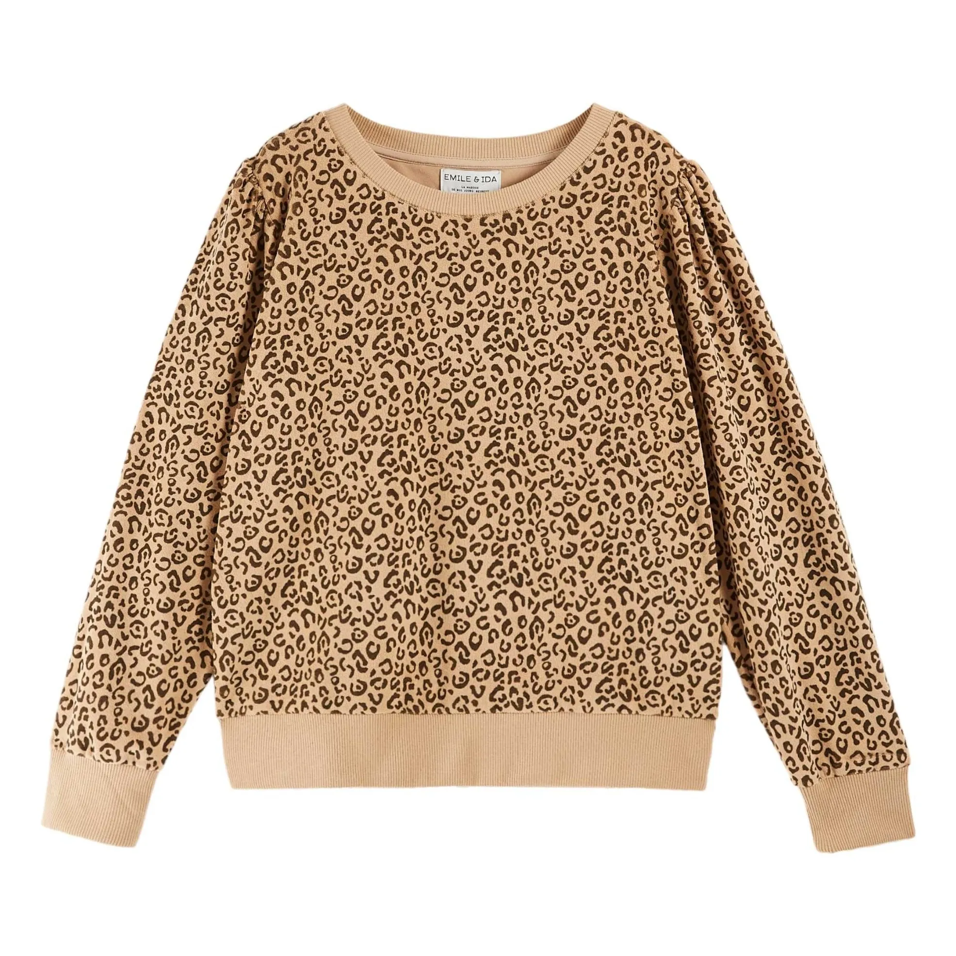 Emile Et Ida Leopard Bela Eponge Sweat