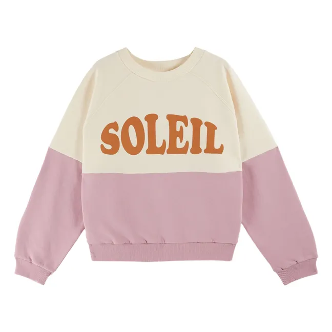 Sweatshirt Bahamas Bio-Baumwolle | Flieder