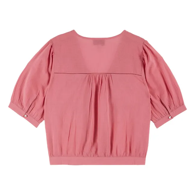 Bestickte Brunelle-Bluse | Framboise