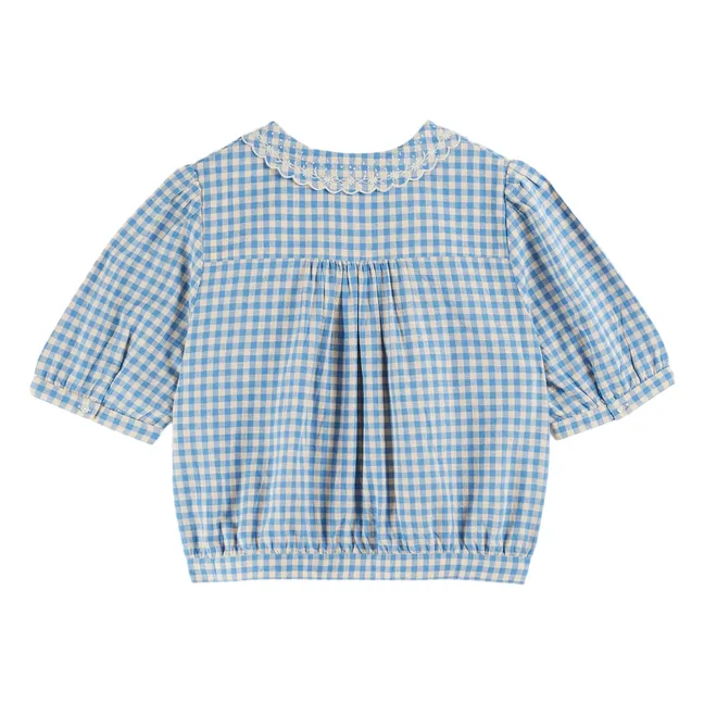 Camicetta Boby Vichy | Blu marino