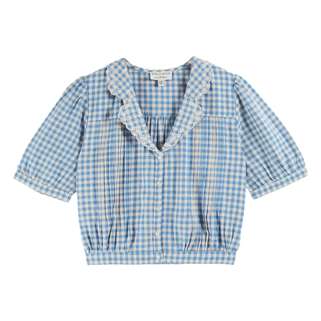 Camicetta Boby Vichy | Blu marino