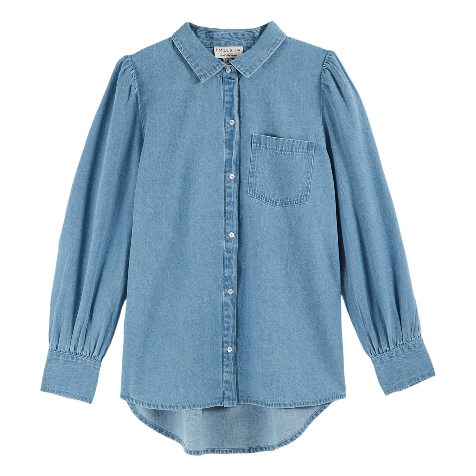 Chemise Balade Denim | Bleu- Image produit n°0