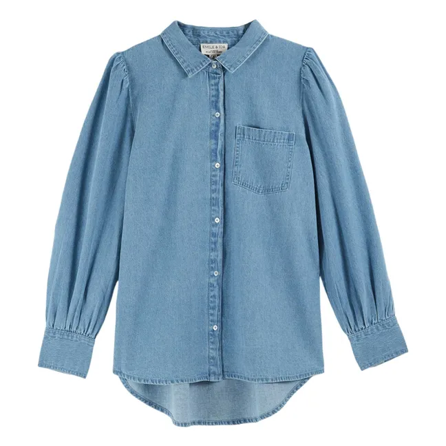 Hemd Balade Denim | Blau