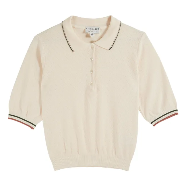 Polo Betsy Coton Bio | Crème