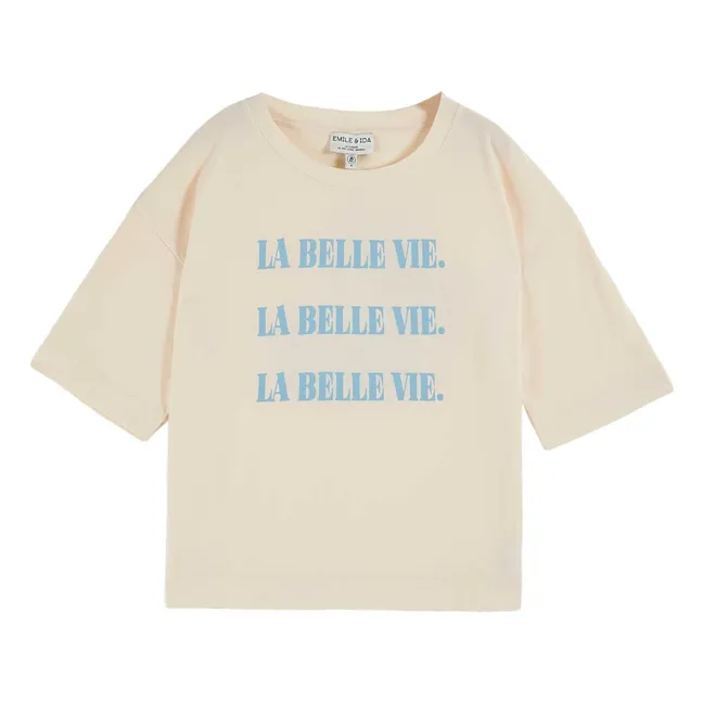 Maglietta Belle Cotone organico | Crema