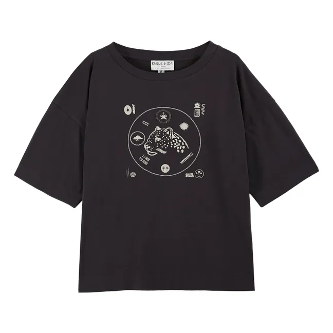 Bandy organic cotton T-shirt | Carbon