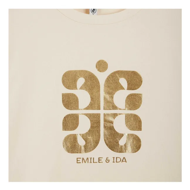 Maglietta Boris in cotone organico | Crema