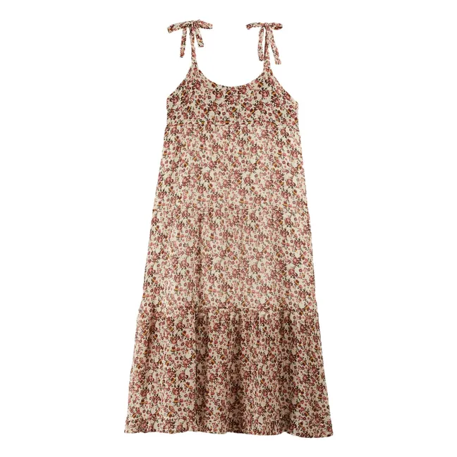 Bingo Cotton and Silk Dress | Dusty Pink