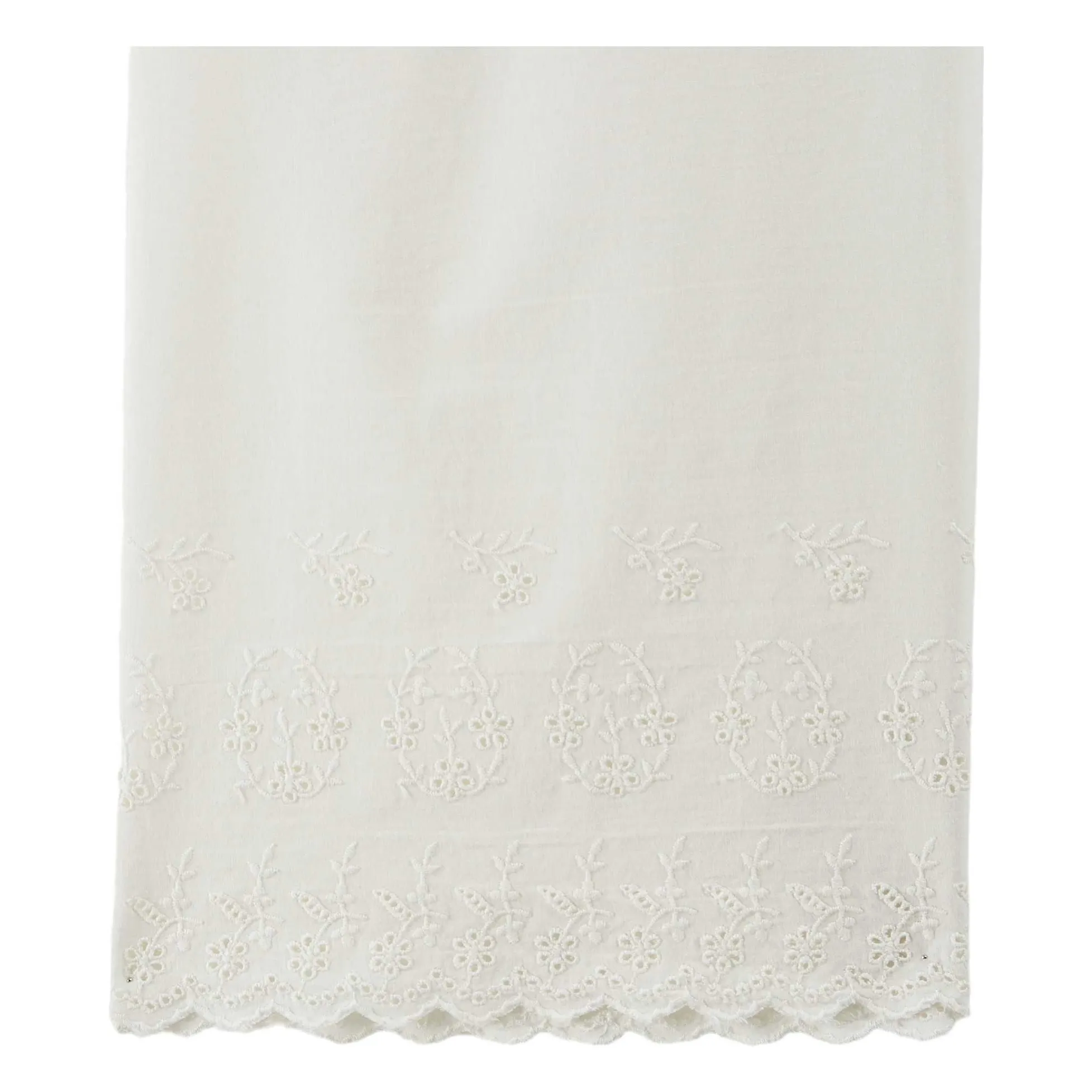 Pantalon Bohème Brodé | Blanc- Image produit n°3