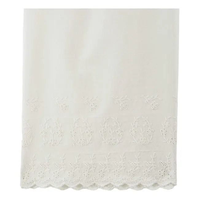 Bohemian Embroidered Pants | White