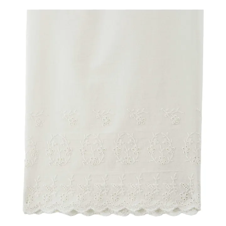 Bohemian Embroidered Pants | White- Product image n°3