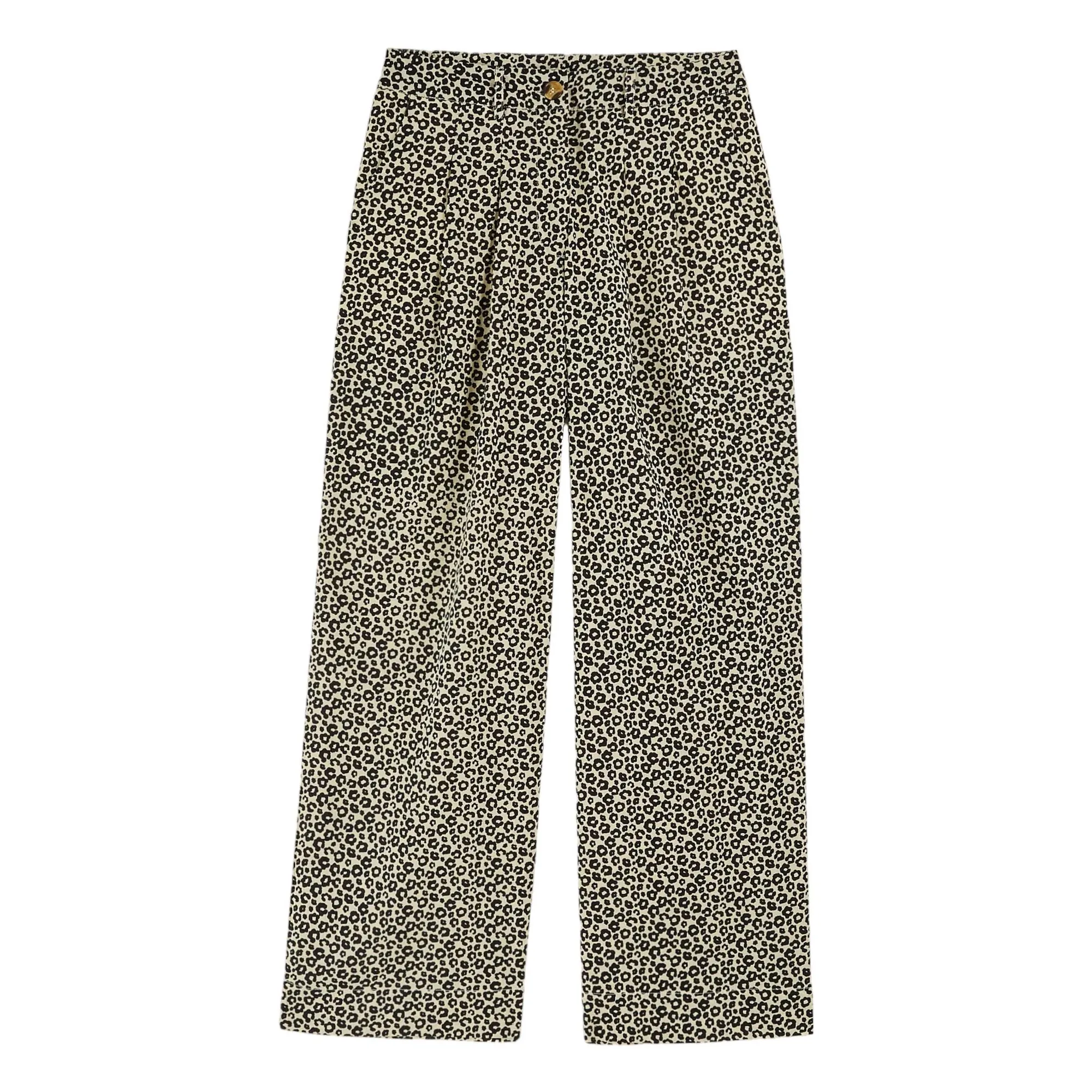 Emile Et Ida Black Bengal Leopard Pants