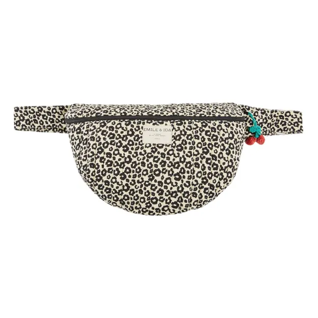 Bolsa Banana Leopardo | Negro