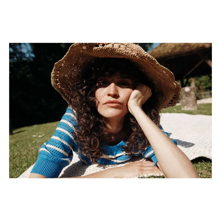 Bessie sweater | Lagoon Blue- Product image n°5