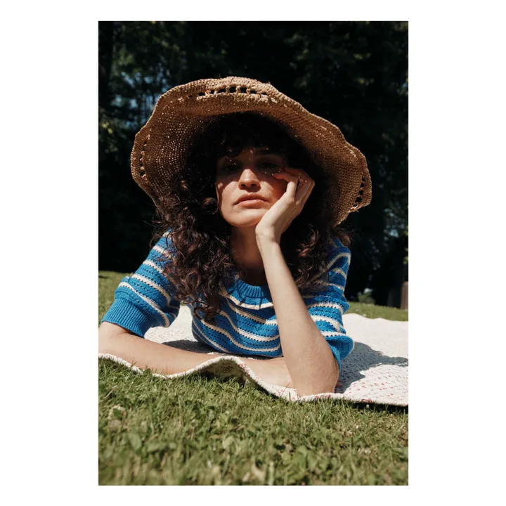 Bessie sweater | Lagoon Blue- Product image n°2