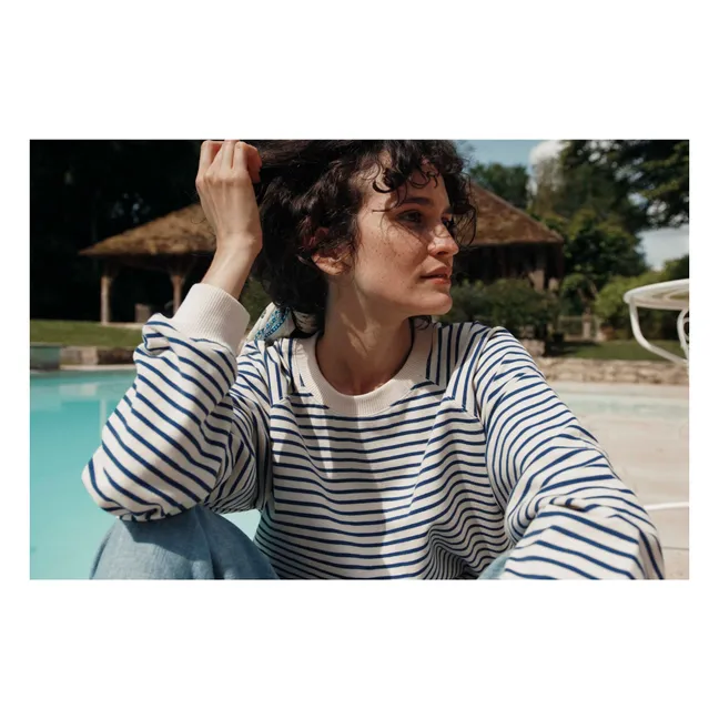 Sudadera Baylor Stripes | Azul Marino