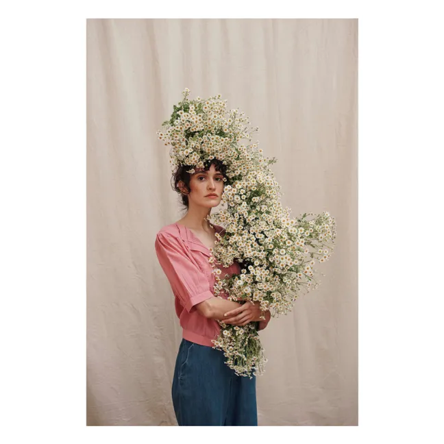 Brunelle Embroidered Blouse | Framboise