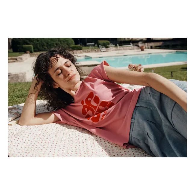 Boris Organic Cotton T-shirt | Framboise