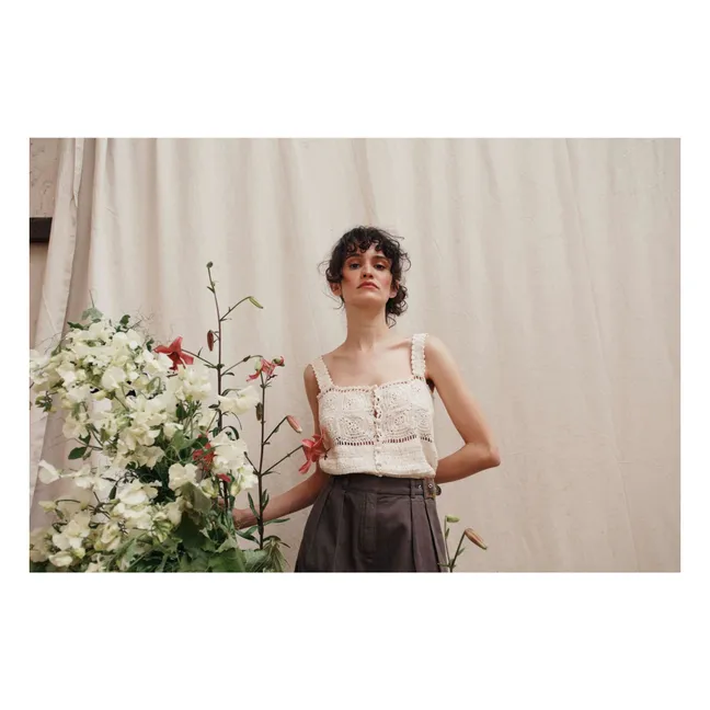 Débardeur Belicia Crochet | Ecru