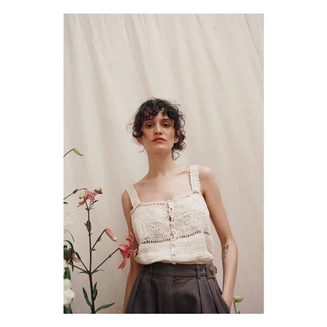 Débardeur Belicia Crochet | Ecru